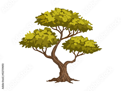 aesthetic tree illustration 0...