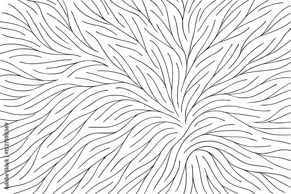 Obraz premium Abstract background with thin flowing lines pattern, smooth design for backgrounds and copy space