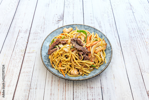 Chow Mein  is stir-fried noodles, a classic of Chinese food