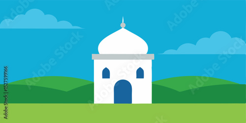 vector illustration of mosque
