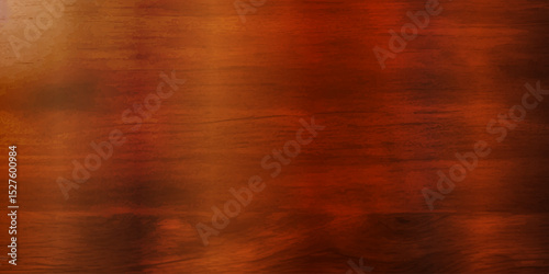 High Gloss Brown Lacquered Wood Planks, Highlighting Their Polished Surface and Rich Deep Brown Color, While Showcasing Natural Grain Detail for a Luxurious and Retro Look"
