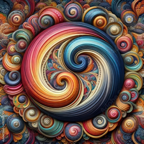 Two Enclosures A whorl shape with
