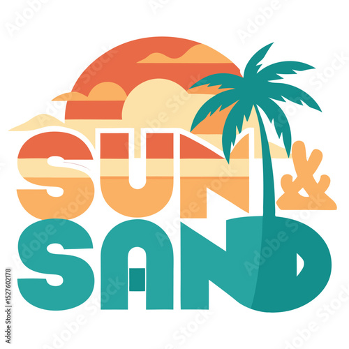 sun-sand-retro-text-minimalist