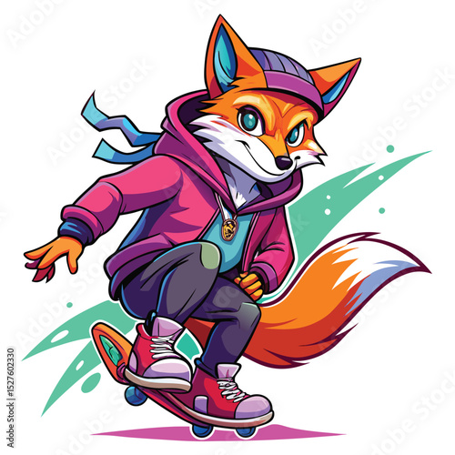 fox-skateboard-hoodie-minimalist
