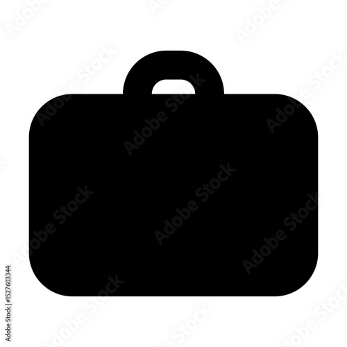 traveling solid icon set