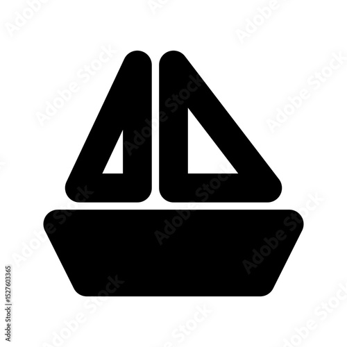 traveling solid icon set