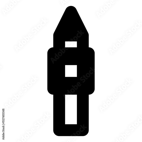 traveling solid icon set