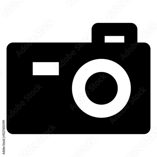 traveling solid icon set