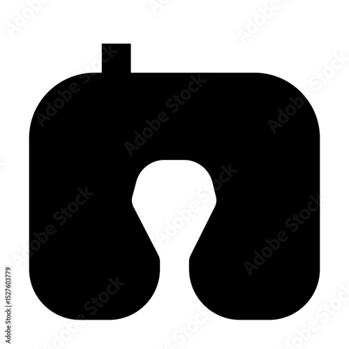 traveling solid icon set