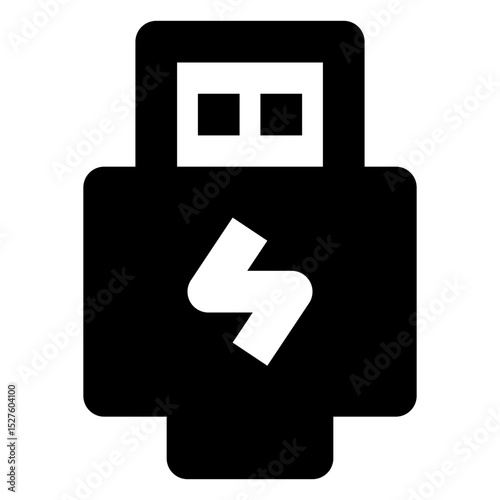 traveling solid icon set
