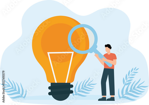 Idea Verification and Find Problem or business solutions concept
