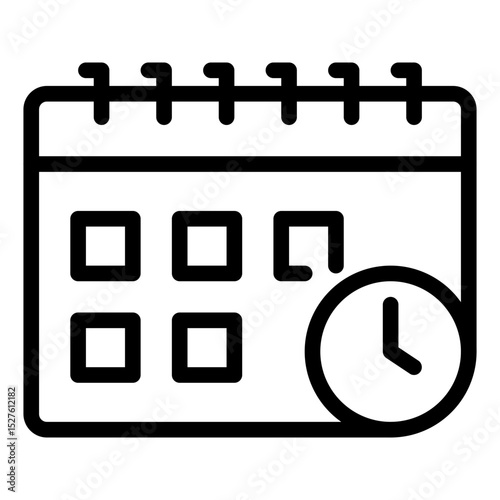 Calendar Clock  Schedule