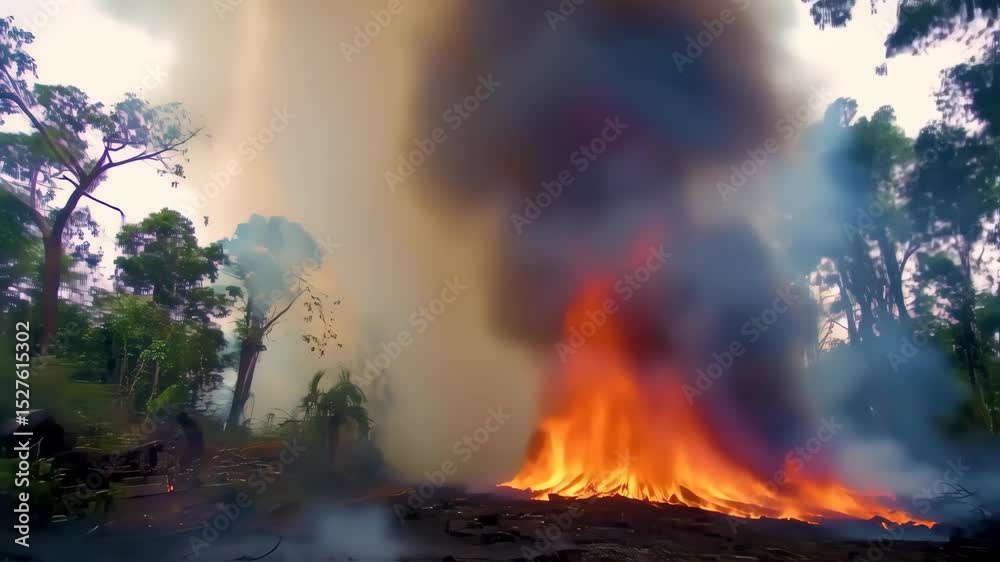 wildfires on the tropical forest wildfires on the tropical forest