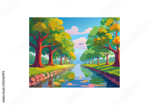 reconnect with nature. river is a place where the rhythm of life is slow and steady, where time seems to stand still.
As the boatman poles