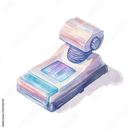 watercolor vector of Electric Foot File, high quality, isolated on a white background.