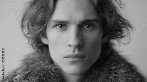 cunning rogue portrait on left side of frame featuring sly expression