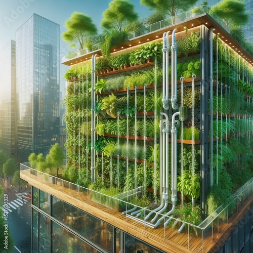 Rainwater Harvesting irrigate vertical gardens