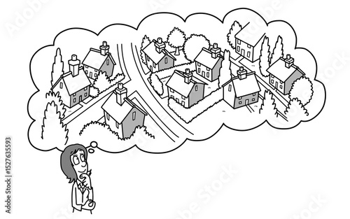 A Sketch of Minimalist Buildings with a Single Character