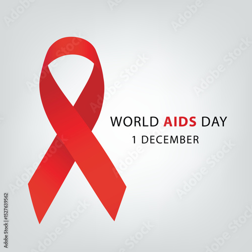 Aids Awareness. World Aids Day concept. Vector illustration.
