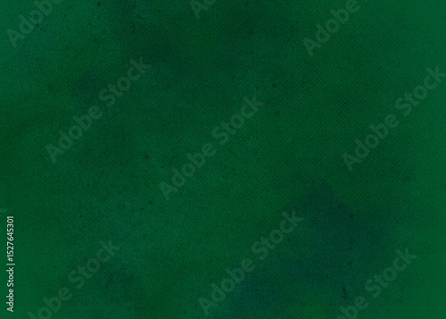 Dark green abstract background. Black green textured shabby backdrop of paper with paint, wall, school board. Green gradient decorative grunge wallpaper for design