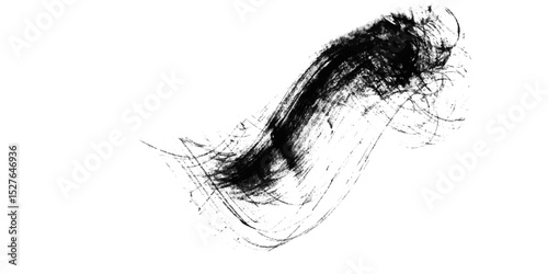 Vector grunge brush strokes texture rough black scratches for wallpaper. Brush stroke paint boxes on white background - stock vector.	