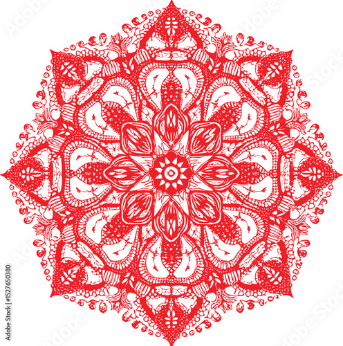 Beautiful colorful mandala design pattern background