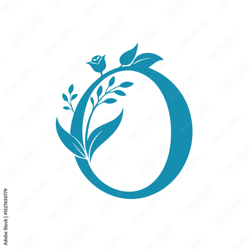 Naklejka premium Letter O logo design template.