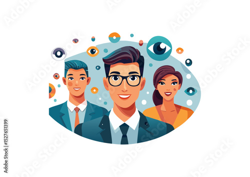  The eyes of a crowd, united in purpose, can convey solidarity, anger, or joy. The eyes of soldiers, facing a common enemy, can reflect shared determination or fear