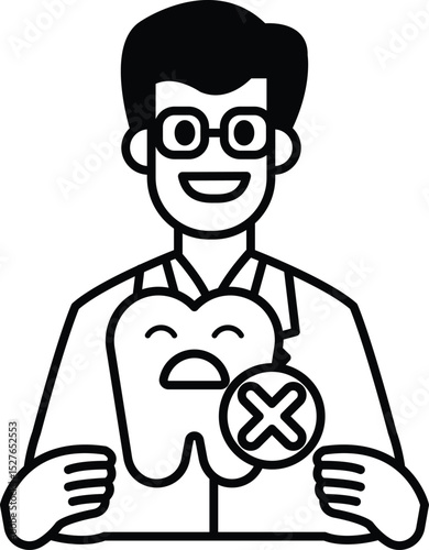 A man is holding a toothbrush and smiling