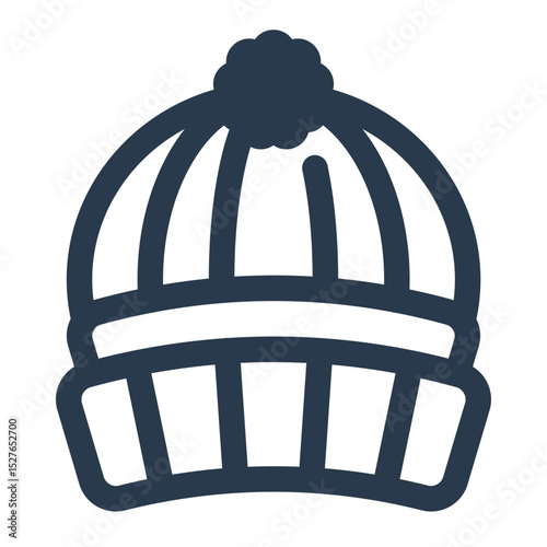 Toque Winter Hat Vector Icon for Canada Day