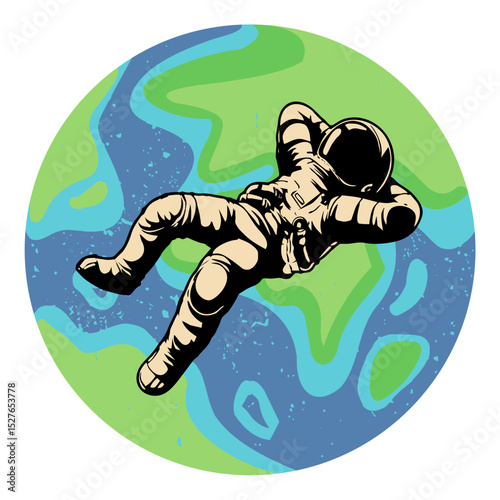 astronaut in space