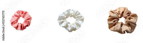 Assorted Hair Scrunchies: Three Different Colors for Hair Accessories

