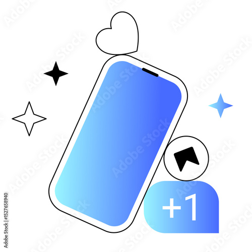 Social media likes and favorites or bookmarks