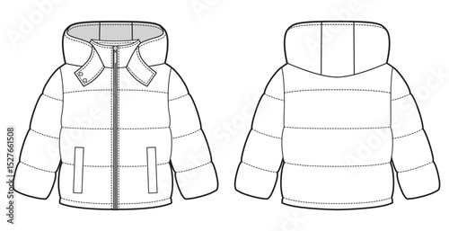 Kids puffer winter down coat