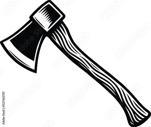 axe vector hand drawn illustration design