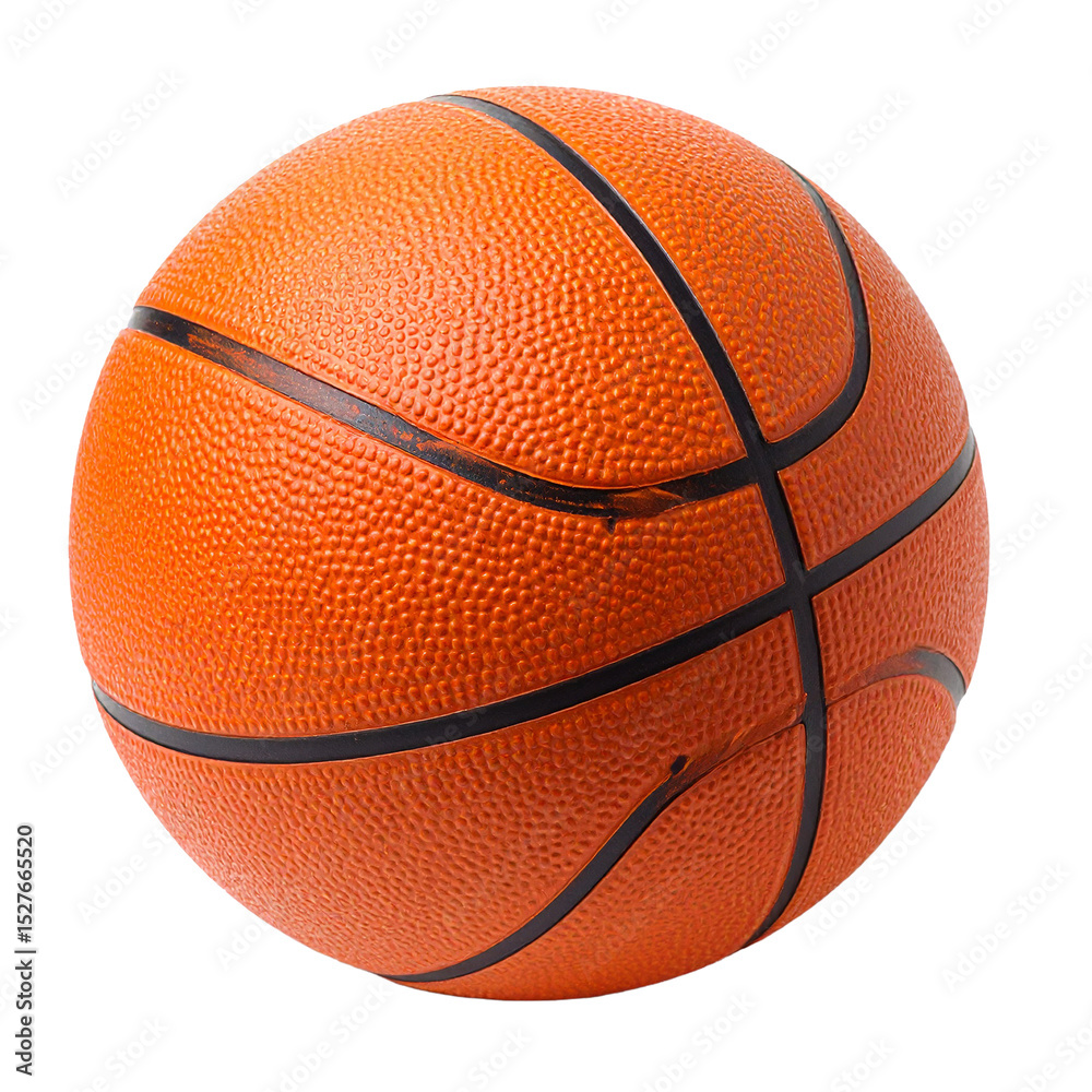 Fototapeta premium Basketball with transparent background