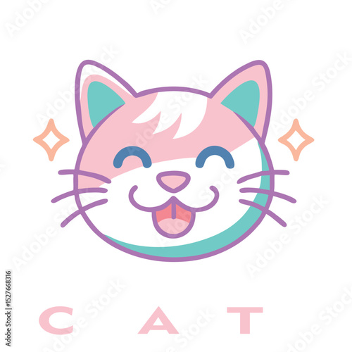 design logo icon illustration mascot cat