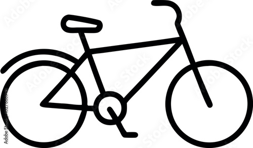 bicycle on white background