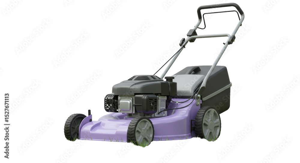 Fototapeta premium Isolated Lawn Mower