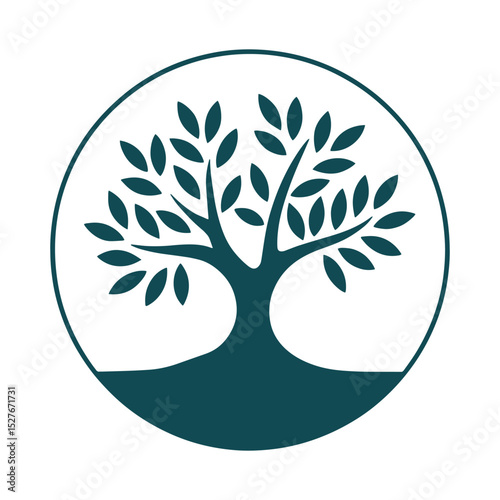 Elegant Tree of Life with Expansive Roots vector file