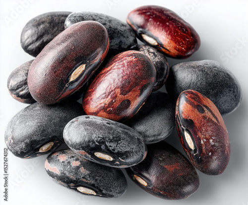 black beans isolated