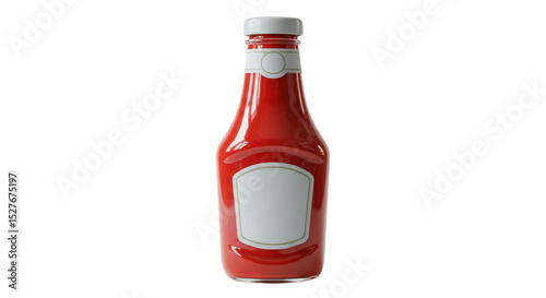 Canvastavla Isolated Ketchup Bottle