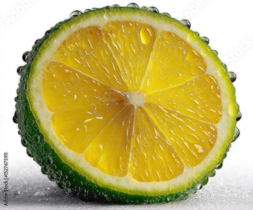 lemon slice isolated
