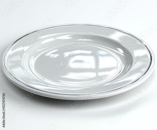 salad plate isolated