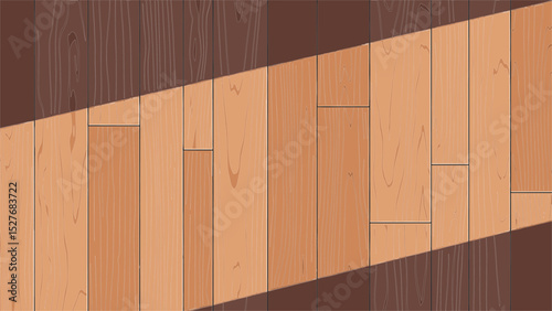 Wooden floor texture with shadow, perfect for backgrounds and design projects
