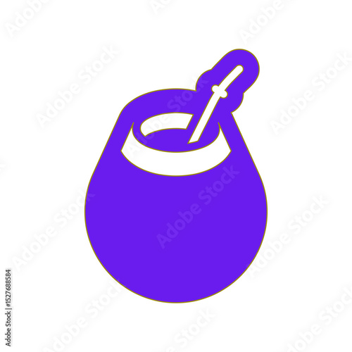 Yerba Mate Gourd and Bombilla: A Traditional South American Infusion