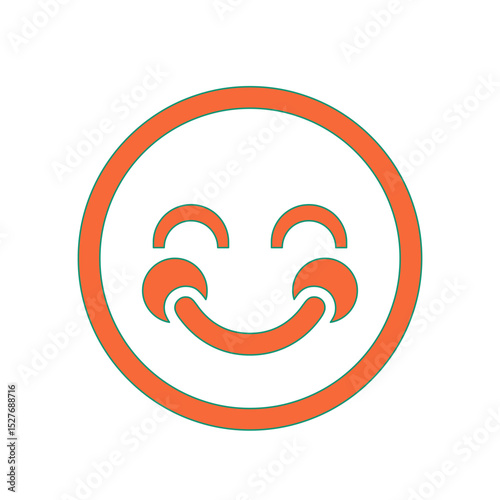 Happy Smiling Face Emoji Icon