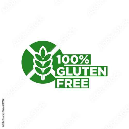 100% Gluten Free Vector