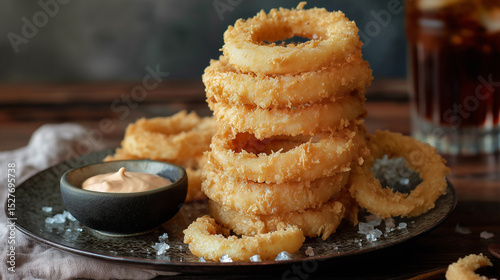 Crispy Fried Onion Rings A Tower of Golden Deliciousness