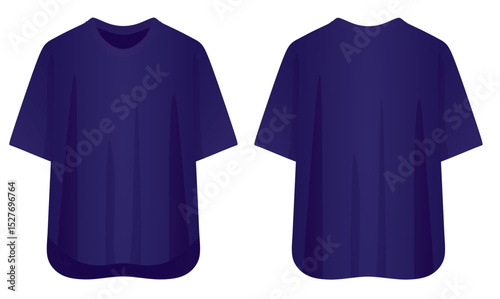 Blue t shirt. vector illustration	